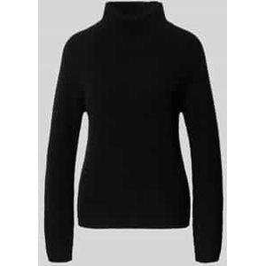 Gebreide pullover van kasjmier met opstaande kraag