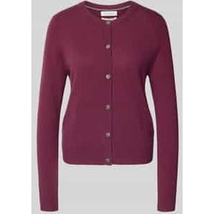 Gebreid jack van kasjmier met ronde hals