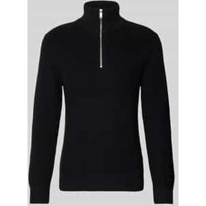 Gebreide pullover met schipperskraag