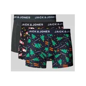 Boxershort met elastische band met logo in een set van 3 stuks, model 'HOLLY'