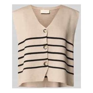 Mouwloos vest met V-hals, model 'ANI'