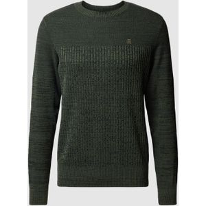 Gebreide pullover met structuurmotief