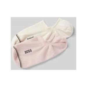 Sneakersokken met labeldetail in een set van 2 paar, model 'Iconic'