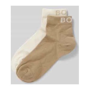 Sokken met labelstitching in een set van 2 paar