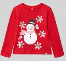 ONLY MINI - Kmgxmas - Top - Lange Mouwen - Glitterdetail