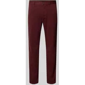 Slim fit chino van katoenmix