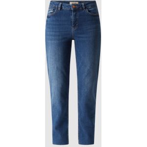 Straight fit jeans met stretch, model 'Naomi'