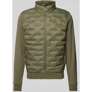 Sweatjack met opstaande kraag