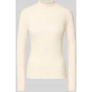 Shirt met lange mouwen en opstaande kraag, model 'Suhanna'