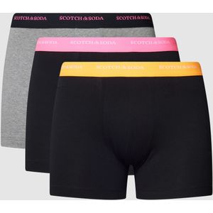 Boxershort met elastische band met logo in een set van 3 stuks