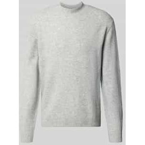 Loose fit gebreide pullover met wol