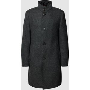 Lange jas met opstaande kraag, model 'Mintrax'