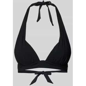 Bikinitop met labeldetail