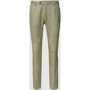 Pantalon met persplooien