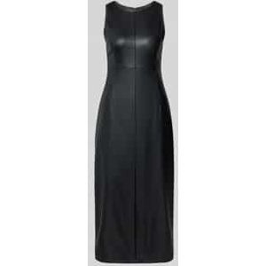 Maxi-jurk in leerlook