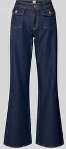 Brax - MAINE - Flared Jeans - Dames - Katoenmix met Lyocell - Klepzakken