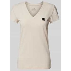 T-shirt met V-hals