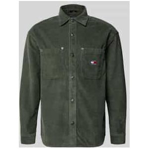 Tommy Jeans - Corduroy Overhemd - Effen - Relaxed Fit - Puur Katoen