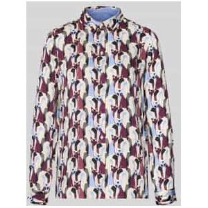 Overhemdblouse met knoopsluiting