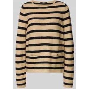 Gebreide pullover met sierzakken