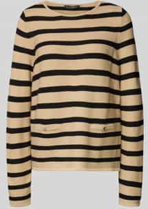 Gebreide pullover met sierzakken