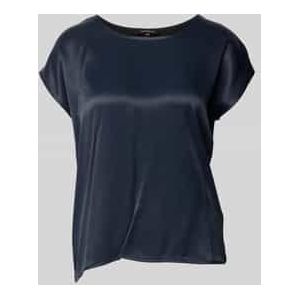 MORE & MORE - Shirt - Marine - Kwartmouw - Normale Pasvorm