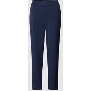 Slim fit stoffen broek met bandplooien, model 'VARONE'