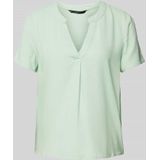 VERO MODA - Vmmymilo Ss V-hals Top - T-shirt - Silt Green