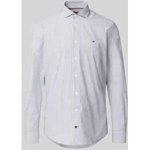 Slim fit zakelijk overhemd van katoenmix