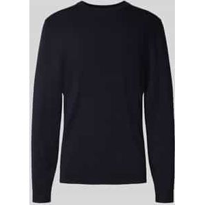 Gebreide pullover met ribboorden