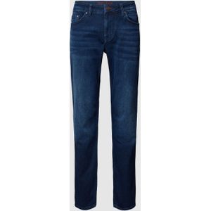 Modern fit jeans met labeldetail, model 'MITCH'