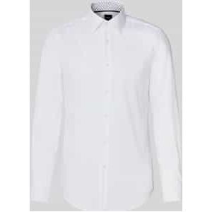 Slim fit zakelijk overhemd van puur katoen, model 'HANK'