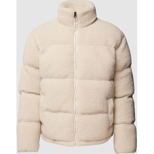 Sherpa jacket met opstaande kraag, model 'DWAYNE'