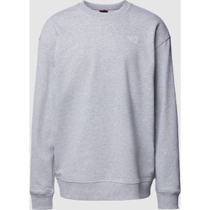 Sweatshirt met labelstitching, model 'ESSENTIAL'