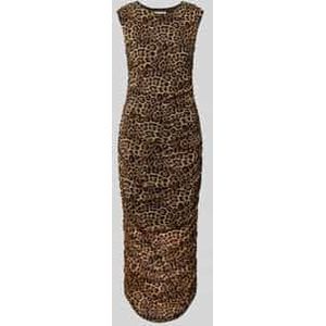 Maxi-jurk met ronde hals