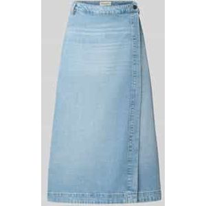 Marc O'Polo - A-lijnrok - Jeans - Midi - Mix van Lyocell en Katoen