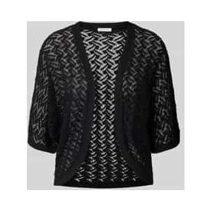 Loose fit bolero-cardigan van puur katoen