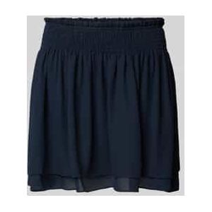 Minirok met crêpe-structuur, model 'ISMILE'