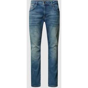 Slim fit jeans in used-look, model 'BATES'