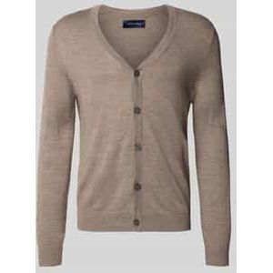 Gebreid jack met V-hals