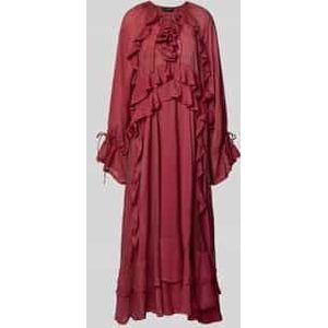 Maxi-jurk met ruches, model 'NORMA'