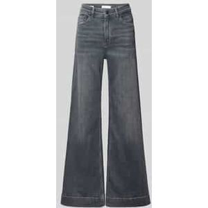 Wide leg jeans met 5-pocketmodel