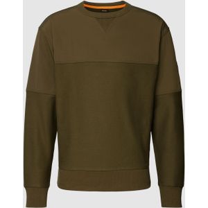 Sweatshirt met labelpatch, model 'Wetwill'