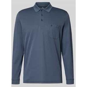 Regular fit poloshirt met borstzak