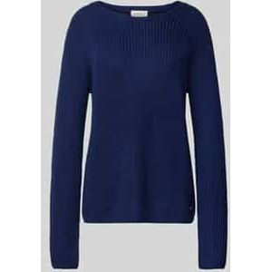 Fynch-Hatton - Gebreide Pullover - Dames - Los Model - Ribboorden - Ronde Hals