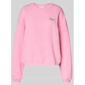 Sweatshirt met labelprint, model 'IZUBIRD'