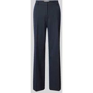 Straight leg pantalon met persplooien