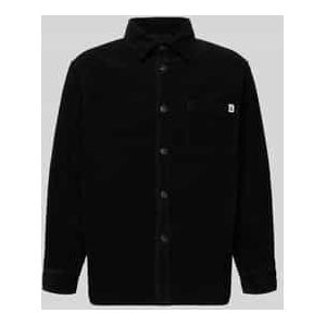 Regular fit vrijetijdsoverhemd van corduroy met kentkraag, model 'ANDER'