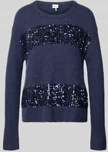 Brax - Model 'LISA' - Gebreide Pullover - Met Pailletten