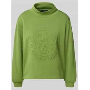 Sweatshirt met structuurmotief